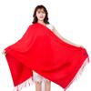 Red Imitation Cashmere Scarf
