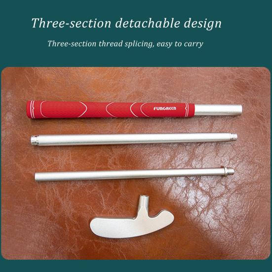 Регулируемый противоскользящий аксессуар для гольф-паттера, трехсекционный съемный гольф-паттер для улицы