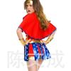 Superman with Cape, Halloween Dance Queen Dress, Fluffy Princess Dress Night Bar DS Dress