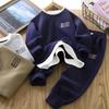 Boys' Spring Suits, Children's Sportswear, Fashionable and Handsome Fake Two-piece Sweaters, Two-piece Pants