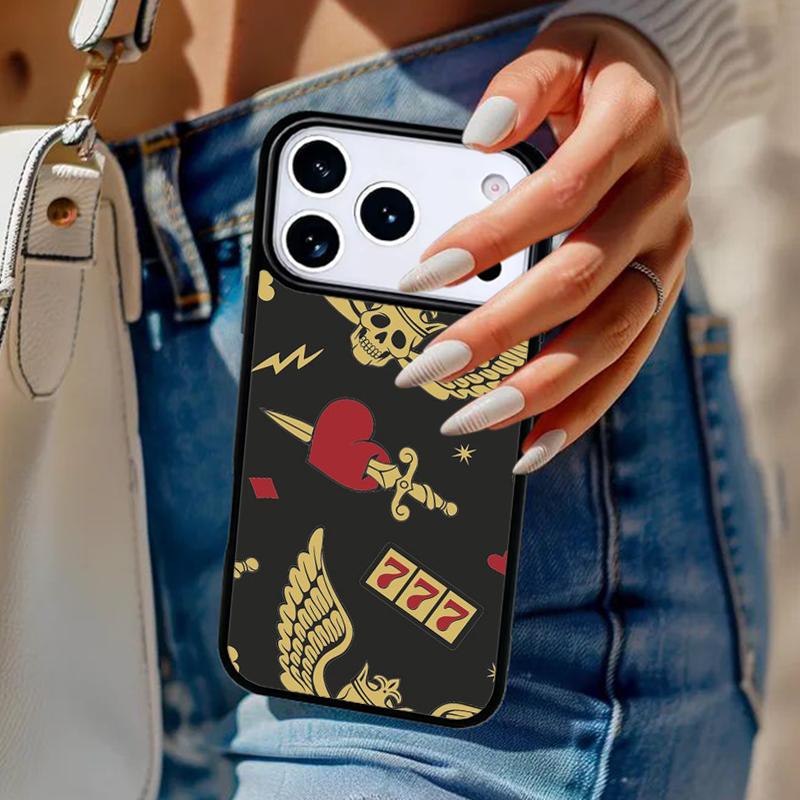 КОЛЛЕКЦИЯ ИГРАЛЬНЫХ КАРТ ДЛЯ КАЗИНО Чехол для телефона Для iPhone 17 Air 14 15 13 12 Max Чехол Для Apple 14 15 16 16e 11 Pro Max Plus Coque
