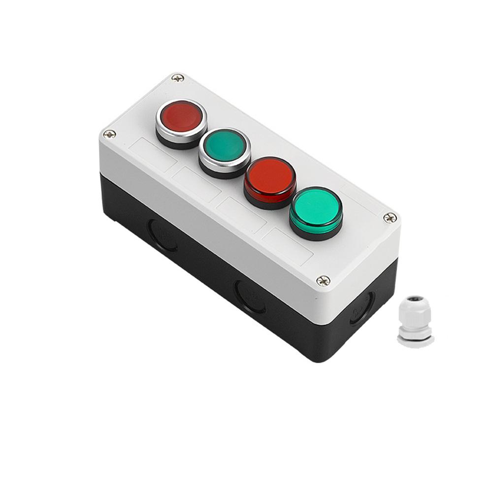 22mm Inching Control Box Anti-drop Screws Rated Current 10A Self-locking Anti-drop Switch For Machinery Control