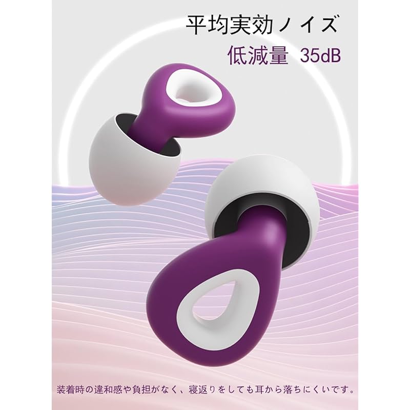 [New In 2024] Sound-isolating Ear Plugs Made of Silicone Noise Canceling Comfortable Fit Can Be Used Repeatedly Washable 3 Sets