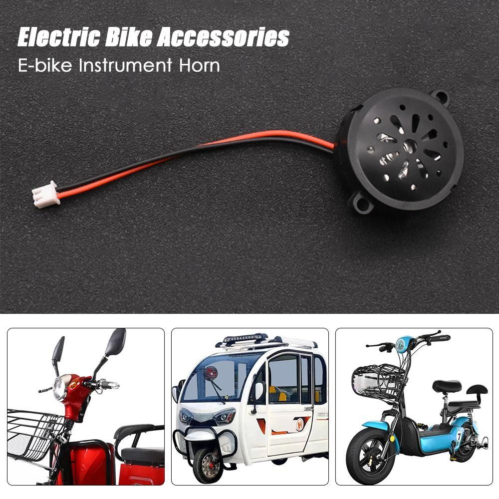 Аксессуары для велосипеда 2-проводная лампа Головной звуковой сигнал Электровелосипедный приборный звуковой сигнал Индикатор питания Приборный звуковой сигнал