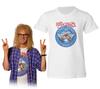 Футболка WayneS World Garth Algar Aerosmith, костюм на Хэллоуин, рубашки для вечеринки