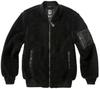 Демисезонная куртка Brandit MA1 Sherpa Jacke schwarz
