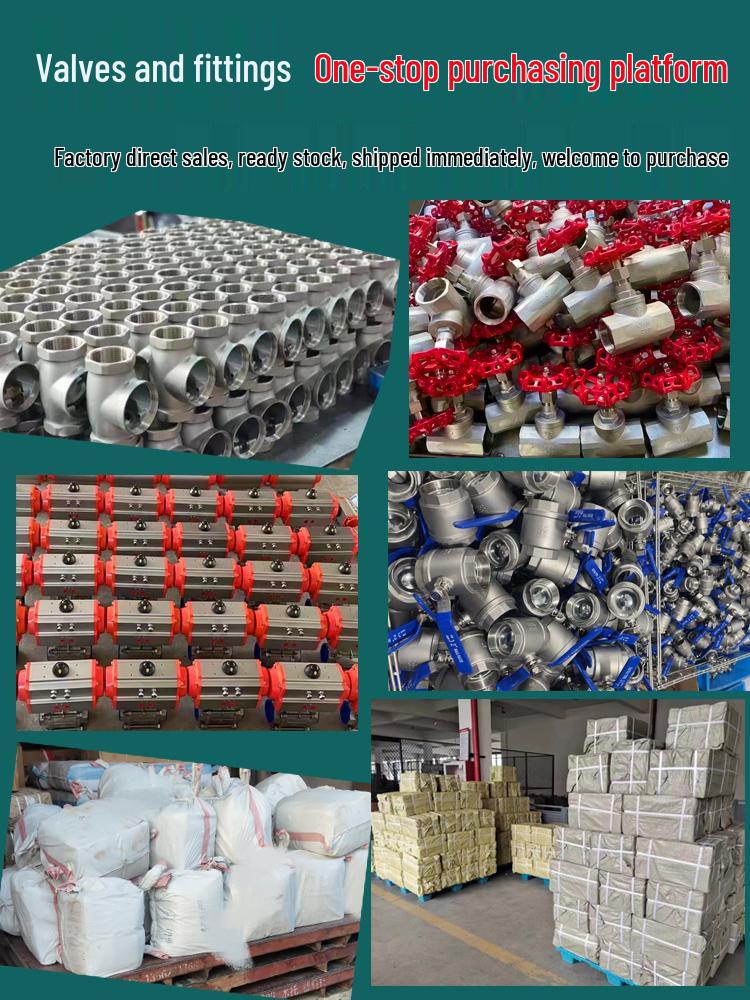 304 Stainless Steel Ball Valve, Dual Thread, Water Pipe Switch, Sizes: 46 points, 1/1.2/1.5/2 inches.