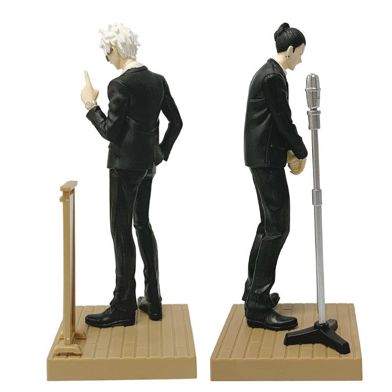 Фигурка Аниме Jujutsu Kaisen Костюм Годжо Сатору 17см Фигурка Действия Красивый Мужчина в Костюме Фигурка Гето Сугуру ПВХ Коллекционная Модель Игрушка