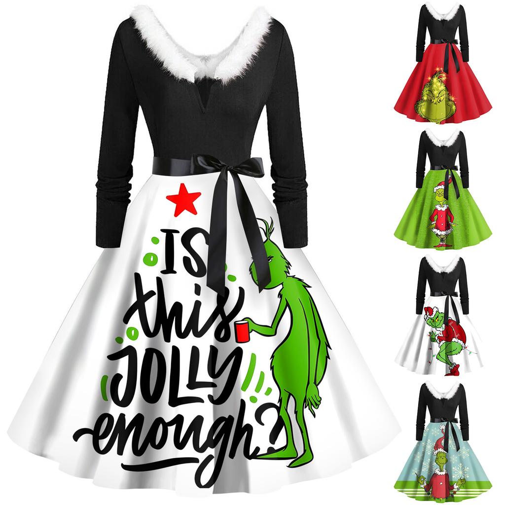 Женское повседневное и модное платье на молнии с длинными рукавами и v-образным вырезом в тон