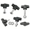 1/4"-20 Thumb Screw for Phone Live Stream Stand Speaker Piano Stand Tripod Tighten Adjustable T-Handle Stainless Steel Bolt Nut