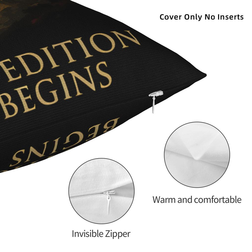 Clair Obscur Expedition 33 Game Pillow Case Kawaii Pillow Cover Square Pillowcases For Sofa Car Home Decor
