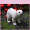 Resin Arctic Bear Garden Miniature With Cute Animal Design For Home Decor Gifts