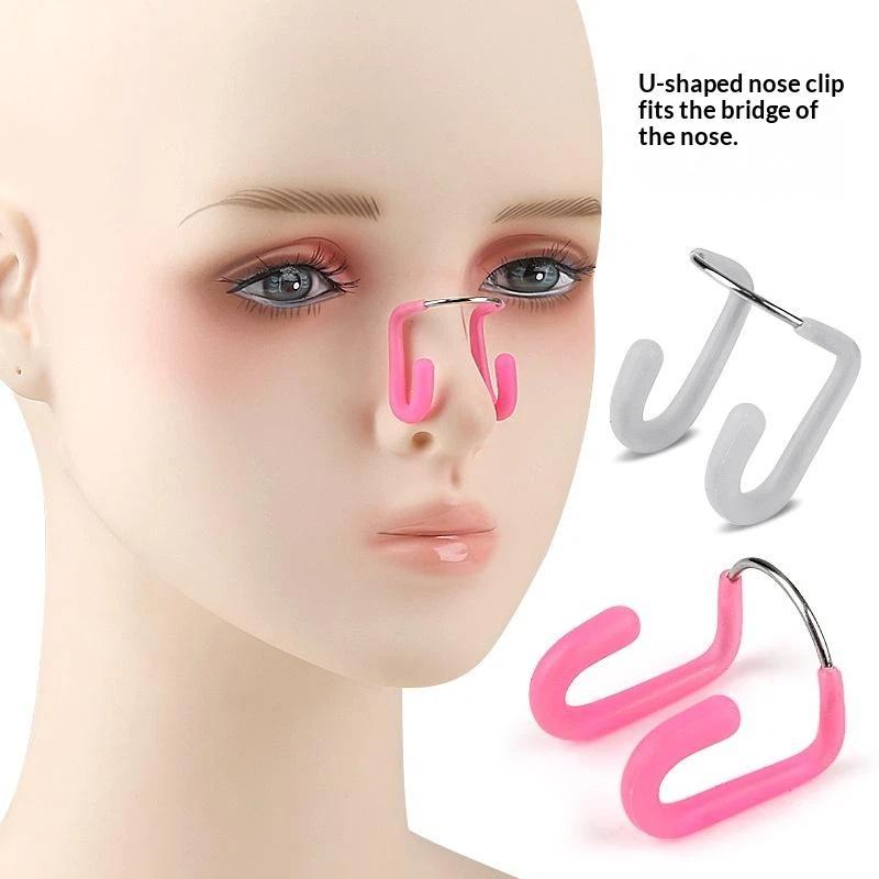 Anti-Slip Swimming Nose Clip Ultra Soft Silicone Waterproof Comfortable Nose Protector for Pool Training Diving