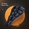 BC-203 2.0 Black Bike Folding Cushion Seat Cover Inflatable Airbag Bicycle Seat Cover with Pump,Size: S