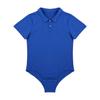 Mens Turn-down Collar Crotch Shirt Bodysuit Romper Tops T-shirt Plus Size