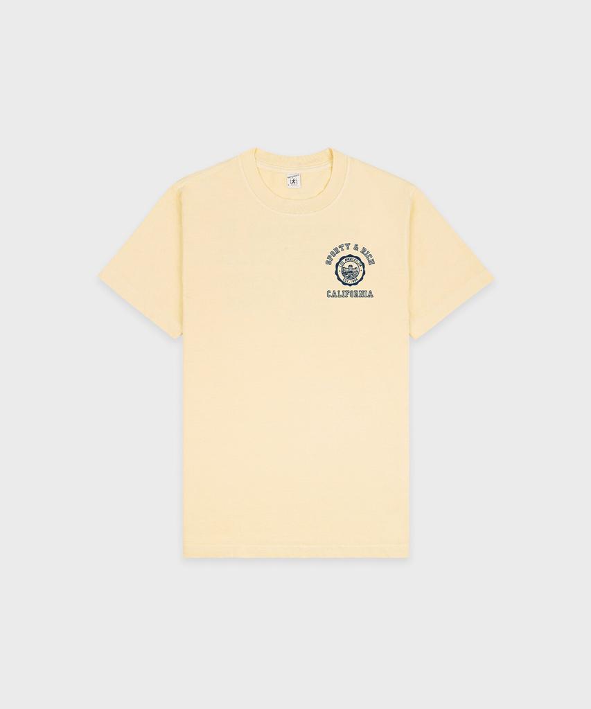 SPORTY&RICH California Emblem T-Shirt Yellow R255Awt006