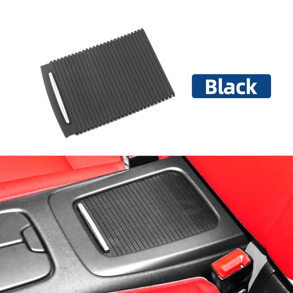 51166963913 Для BMW E92 E93 M3 2006-2012 Накладка на крышку лотка для хранения в центральной консоли, Накладка-шторка с роликовым механизмом, Подстаканник, Шторка