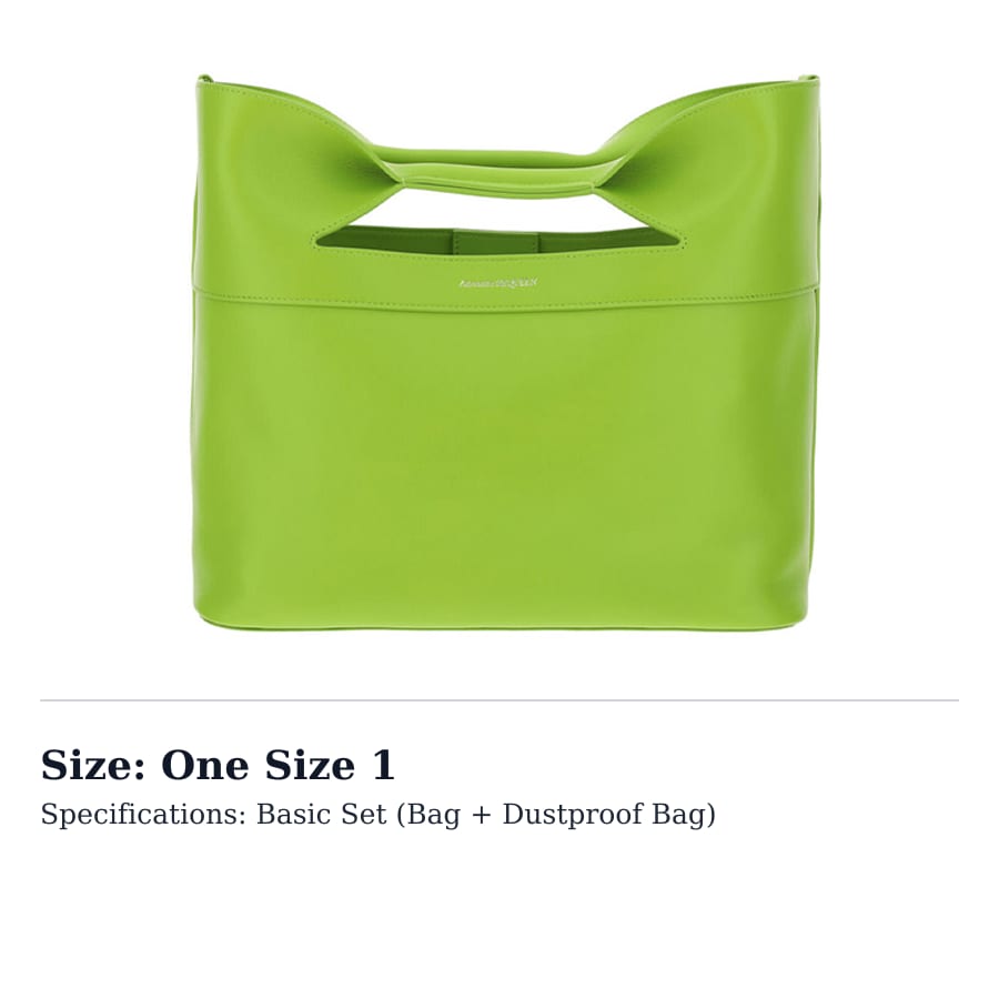 Alexander McQueen Calfskin Crossbody Handbag Women's Green 709566-1BLCA-3510