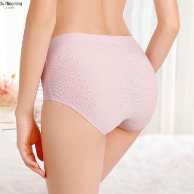 Женские трусы Xiaotianer Ice Silk с высокой талией и большими размерами — 5 вариантов размеров