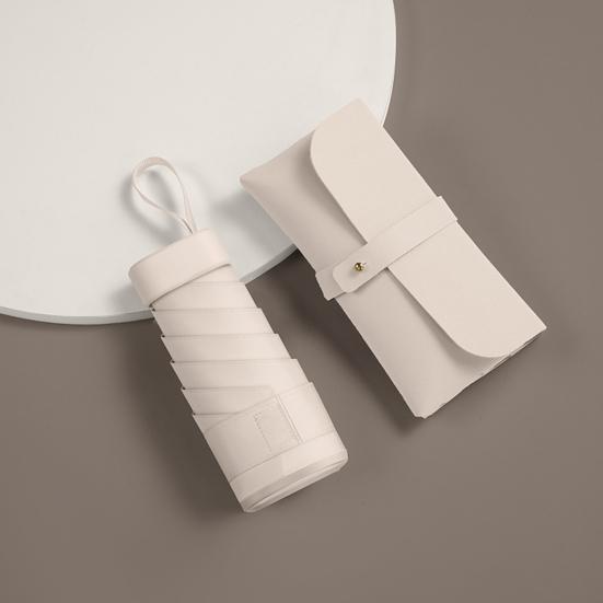 Мини-зонт с защитой от УФ-излучения, портативный солнцезащитный зонт, ветрозащитный, легкий, водонепроницаемый, складной зонт от солнца и дождя