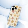 For iPhone 17 Pro Max Case Leaves Pattern Printing Straight Edge TPU Phone Back Cover