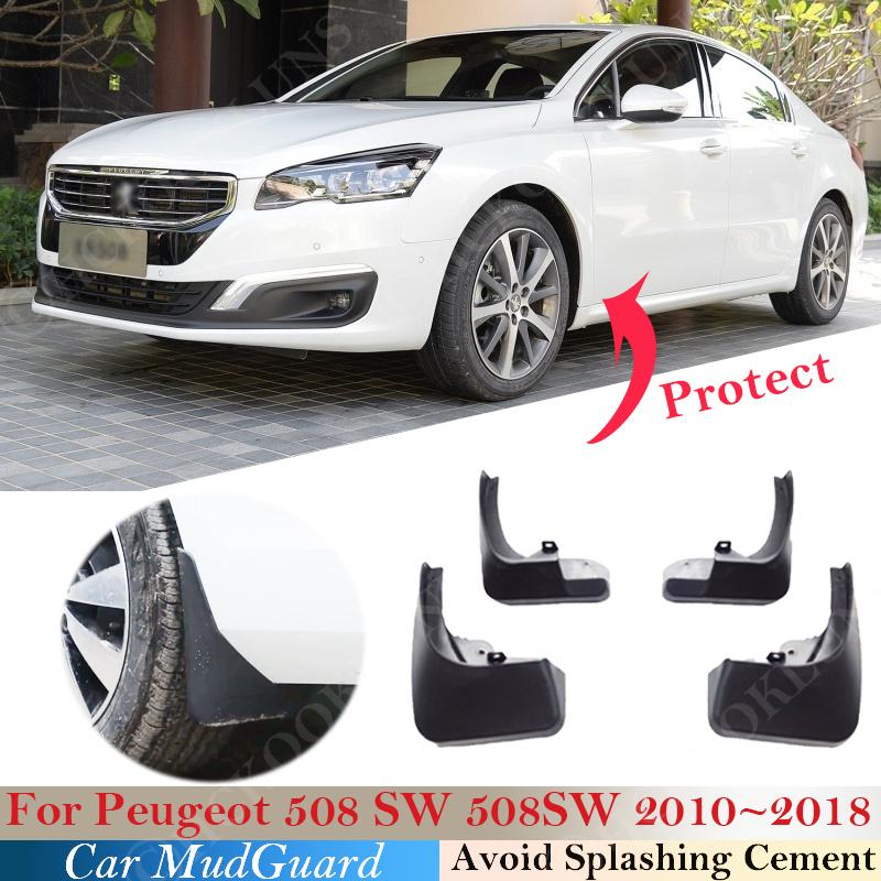 Для Peugeot 508 SW 508SW 2010 ~ 2018 Брызговики Fender Прочные брызговики защищают автомобильные аксессуары 2017 2016 2015