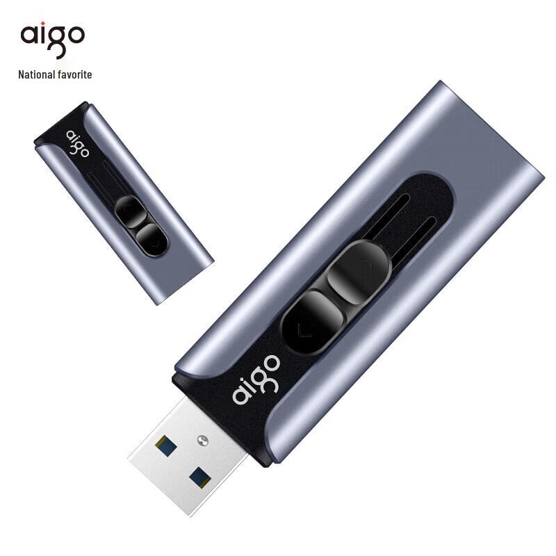 Aigo U335 USB 3.0 Выдвижная Металлическая Флешка