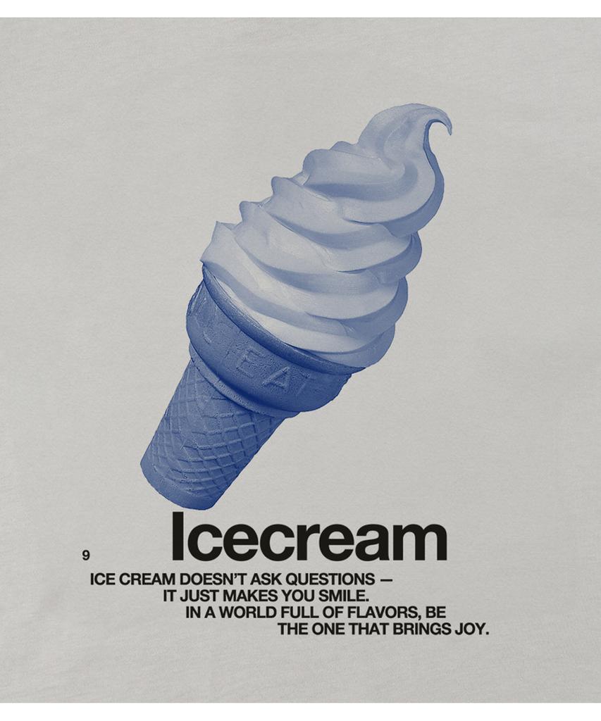 MATCHGLOBE Ice Cream Crop Top (Beige)