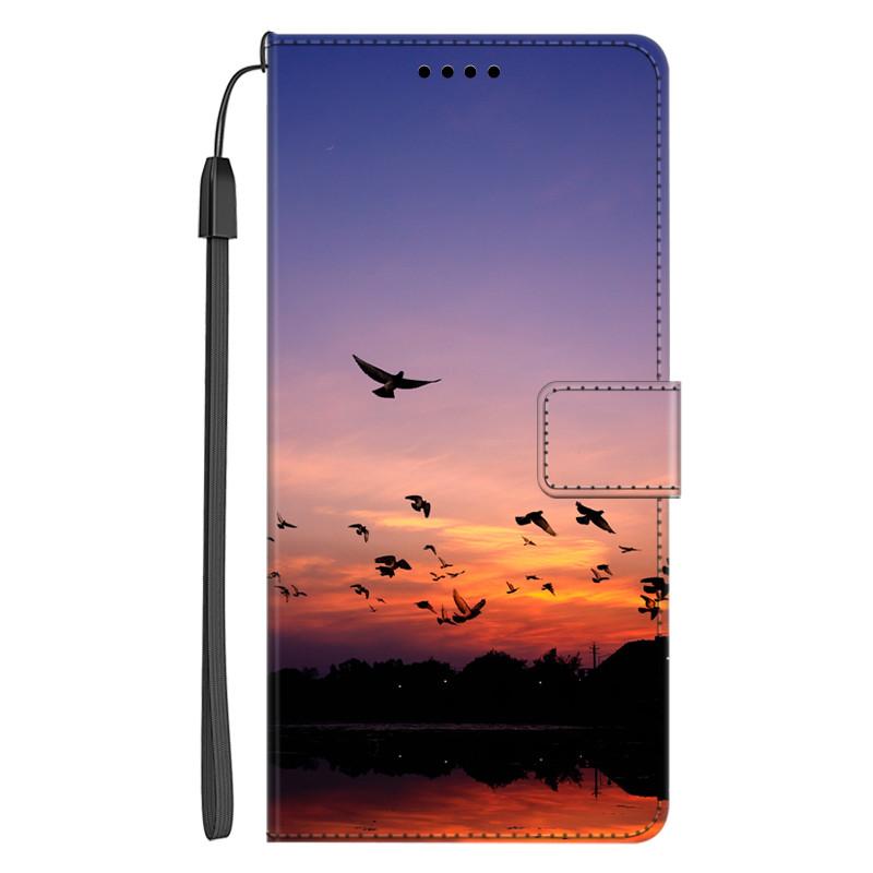 Красивый чехол-книжка для Huawei Honor X6B / X7B / X8B Обложка Кошелек-раскладушка Сумки для Honor X8B Чехол Кожаный Мультяшный С карманами для карт Магнитный