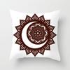 Home Bedroom Living Room Sofa Cushion Cover Decoration Sun Moon Mandala Series Pattern Printing Pillowcase