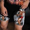Baki Grappler Shorts Pants Double-Layer Boxing Muay Thai Kickboxing Training Japan Cartoon Animation 3D Print Gym Sport Workout Fitness Cosplay Unisex
