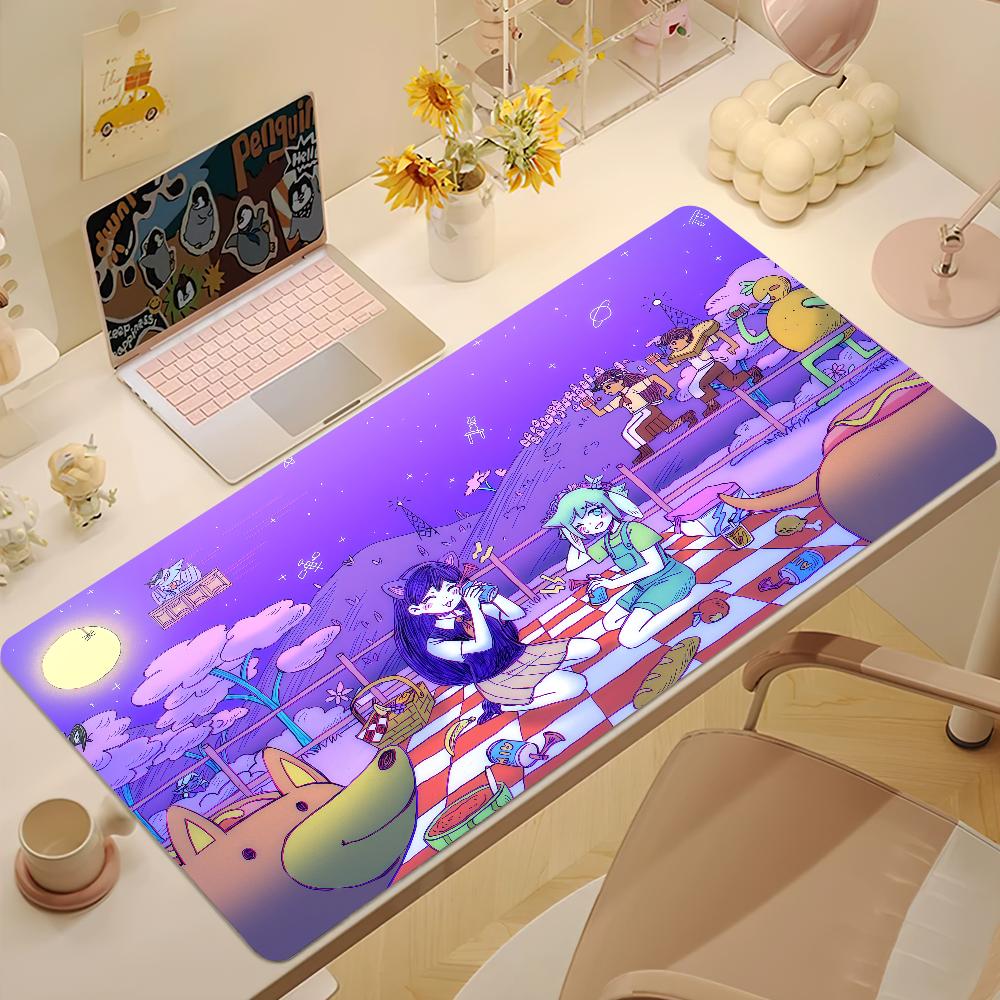 Cartoon Games OOmori Mouse Pad Large NonSlip Lockedge Desktop Computer Desk Mat Keyboard Writing Mousepad Office Gamer Student