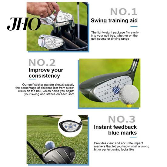 Distance Loss Percentage Markers for Golf Clubs 50 Pcs Impact Tape Labels Improve Swing Accuracy Ball Flight Curve Stickers And Sticker Iron