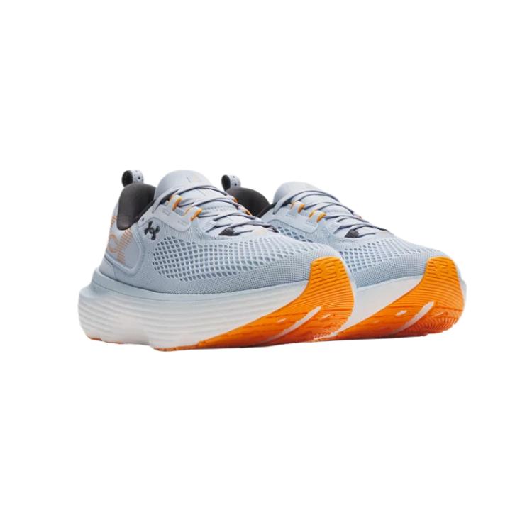 Under Armour Infinite Elite 2 Поддержка Дышащие Упругие Низкие Беговые Кроссовки Мужские Светло-Голубые Кроссовки 3028169-453