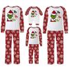 Одинаковые комплекты из топа и брюк с рождественским принтом для всей семьи Одинаковые комплекты для всей семьи