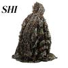Камуфляжная куртка Охотничья одежда 3D Кленовый лист Снайперский плащ Одежда куртка Бионическая для стрельбы С капюшоном