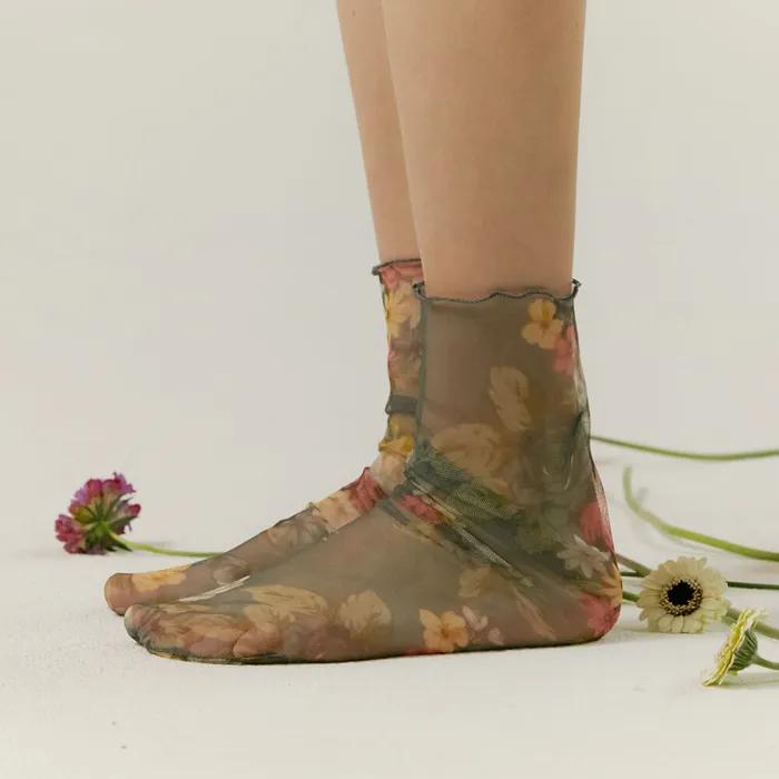 Сетчатые носки Isabelle Flower