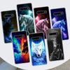 Звездный Животный Волк Ледяной Чехол для Телефона Samsung Galaxy M21 M12 M31S M32 M51 M52 Note 20 Ulte 10 Plus 9 8 J4 J6 + J8 M11 F52 F62
