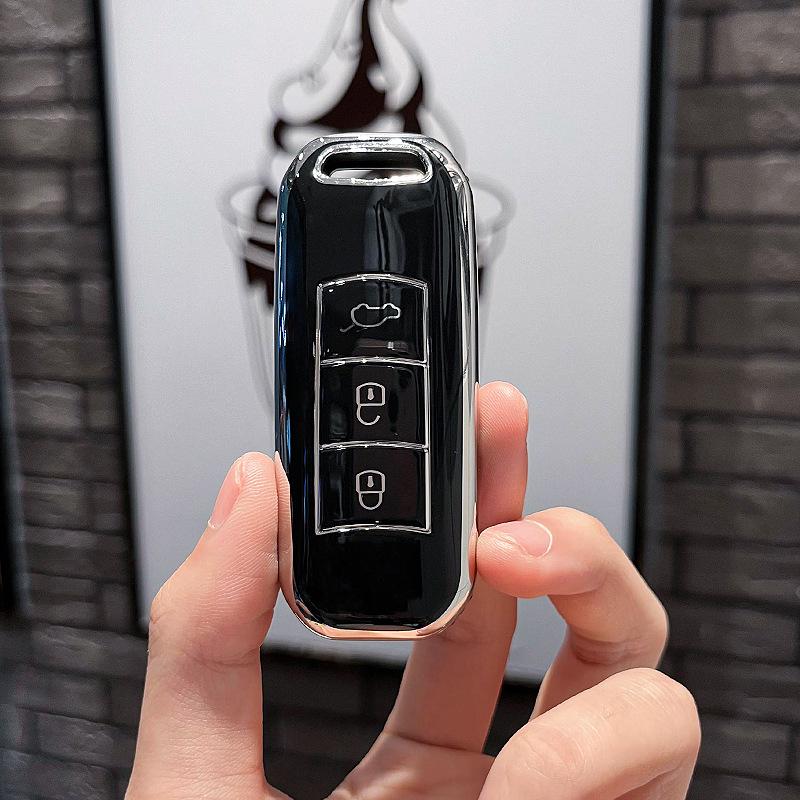 Совместимый чехол для ключей для GAC Trumpchi GS4/GS5/GS3/GA4/GA5/GA6: Высококачественная сумка для ключей автомобиля на новой энергии с пряжкой