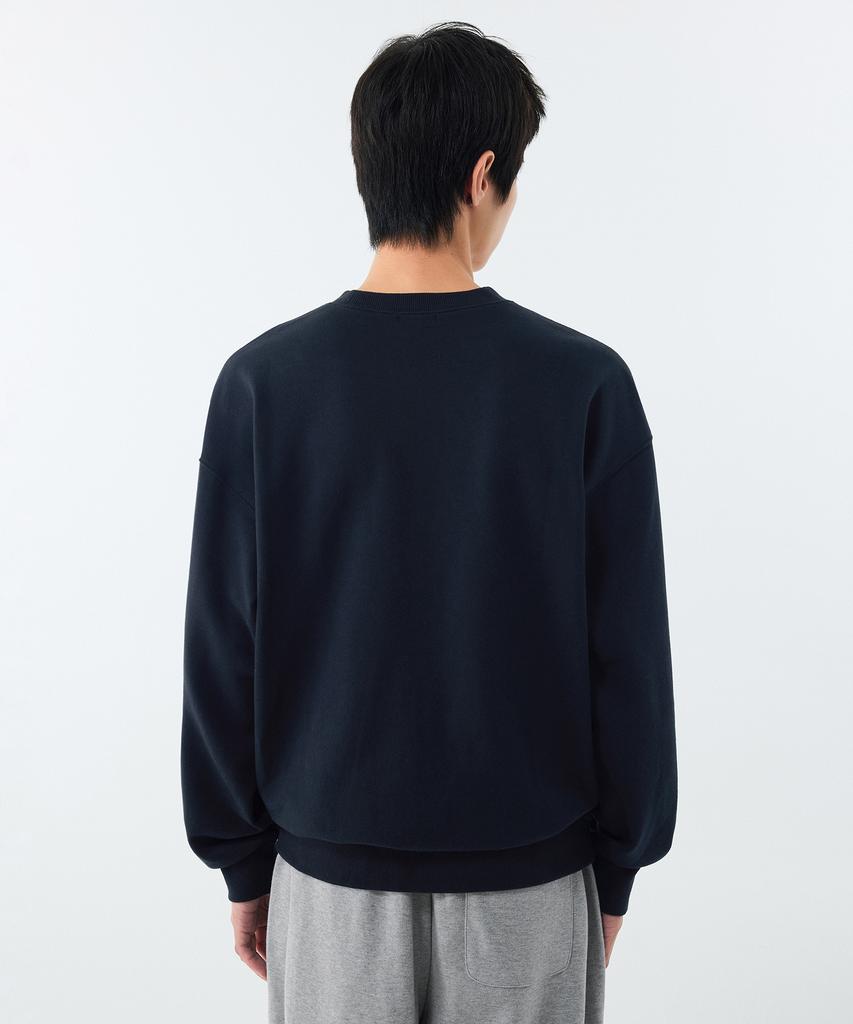 MUSINSA STANDARD Oversized Sweatshirt [Navy]