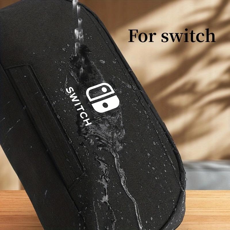 Многофункциональная сумка для хранения Nintendo Switch с мягкой плюшевой подкладкой, портативная, вместительная, водонепроницаемая сумка через плечо