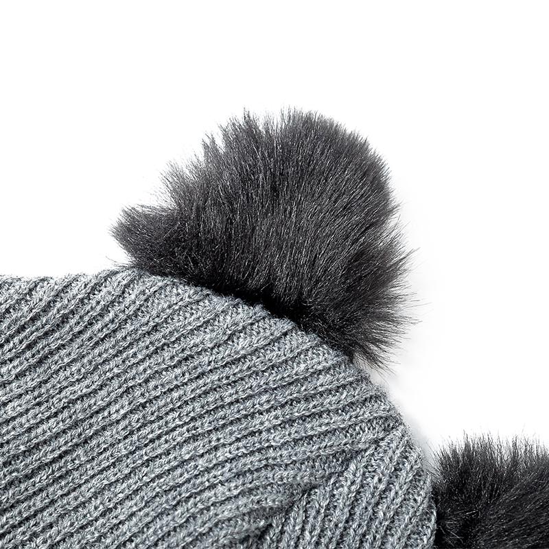 Fashion Cat Ear Women Hat Acrylic Knitted Hat Warm Winter Hat For Women High Quality Bonnet Hat