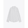 Za2025 Spring New Women's Clothing Easiest for Match Loose-Fitting Striped Long Sleeves Lapel Casual Shirt 4387232 063