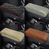 PU Leather Car Armrest Mat Center Console Arm Rest Protection Cushion Universal Memory Foam Auto Armrests Storage Box Cover Pad