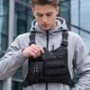 Многофункциональная спортивная жилет-сумка Регулируемая сумка-жилет для бега Многофункциональная нагрудная сумка Туризм