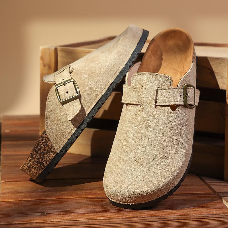 Летние Классические Ретро Универсальные Повседневные Birkenstocks на Мягкой Подошве Нескользящие и Износостойкие Тапочки-сумка