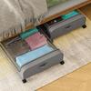 Underbed Dust Storage Box With Wheels Underbed Shelf Simple Clothes Shoes Storage Boxes