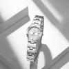 Lee Yao Cai Series Watch Quartz Movement Steel Strap Pink Dial High-End Valentines Day Gift Box Fashionable Retro Versatile Simple F535-LEE