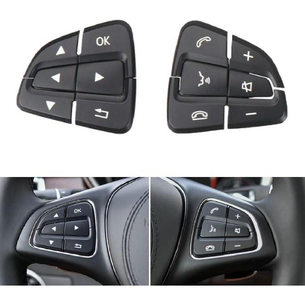Совместимость с кнопками рулевого колеса Mercedes Benz, замена ABC Class W176 2014-2018/GLE C292 W166 2015-2019, рулевое колесо GLS X166 SL-Class