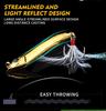 Приманка Белая полоска с блестками Чугунная пластина дальнего действия Металлическая блестка Прорезь для крови Крючок для пера Быстродействующая наживка для испанской скумбрии Окуня